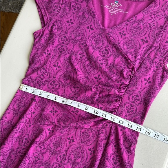 Kühl Pink Verona Dress Ruched Sheath Mini Dress Sz S - Picture 13 of 16